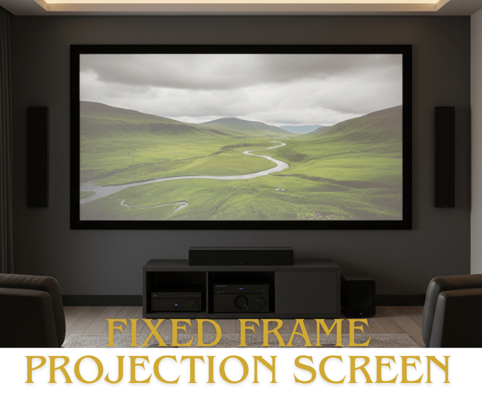 fixed frame projection screen