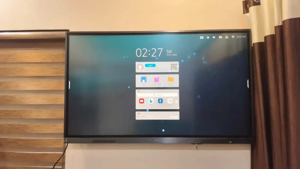 Samsung 65 4K Interactive Flat Panel Digital Board Bhavya Innovation Raipur
